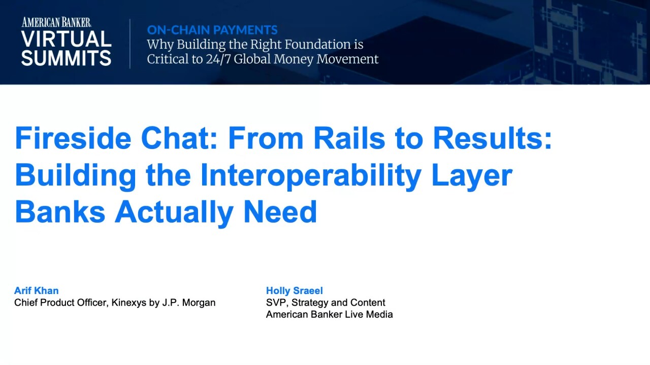Fireside Chat: From Rails to Results: Building the Interoperability Layer Banks Actually Need