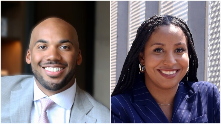 Jason Ray and Chelsea Ransom-Cooper, co-founders of Zenith Wealth Partners.