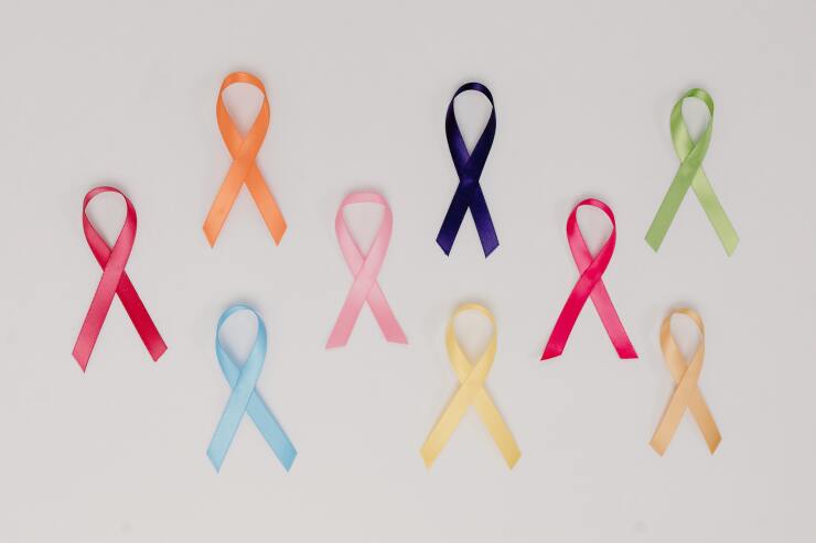 Cancer awareness ribbons