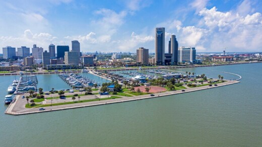 Corpus Christi, Texas, shoreline