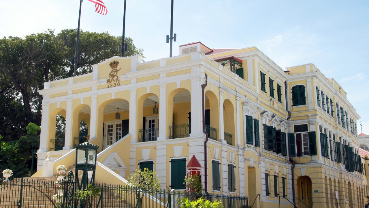 Virgin Islands Governor House in St. Croix