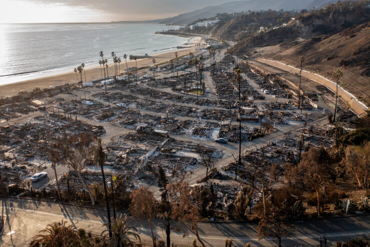 LA wildfire rubble