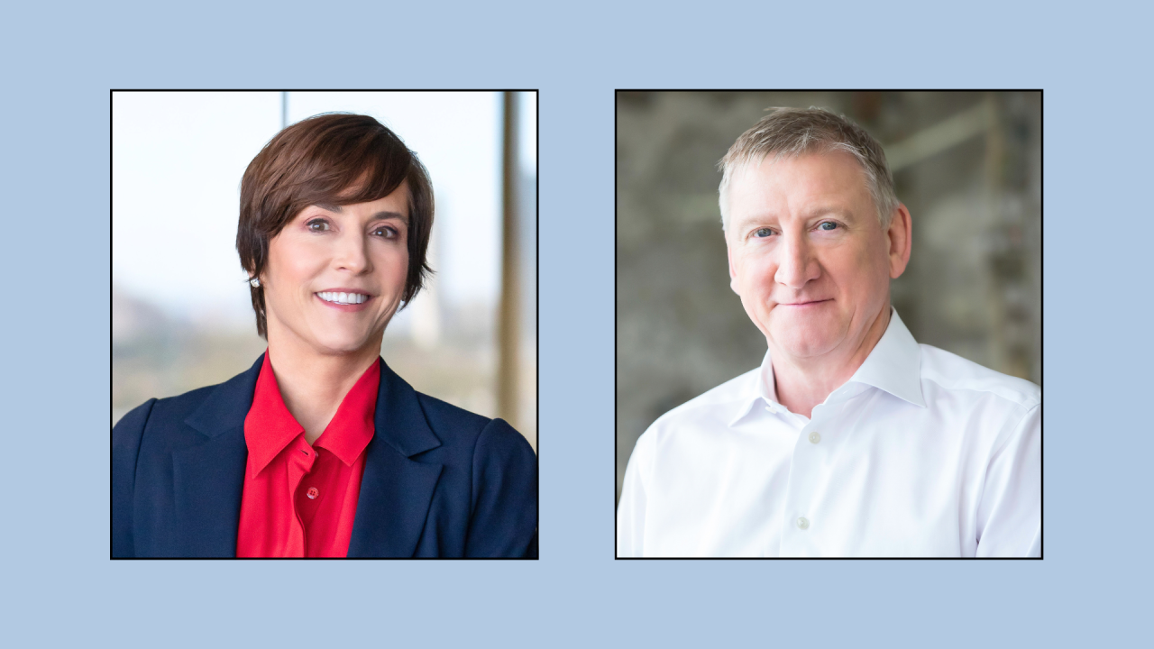 Sarah Ketterer (left) is the CEO of Causeway Capital Management, while Harry Hartford (right) is the firm's president. They founded the firm in 2001.