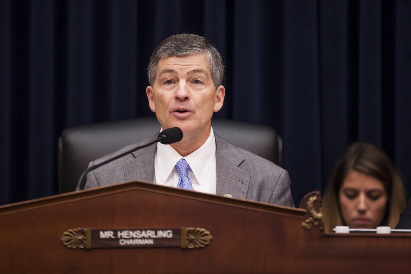 House Financial Services Committee Chairman Jeb Hensarling