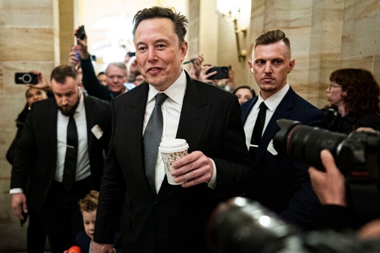 Elon Musk at the U.S. Capitol