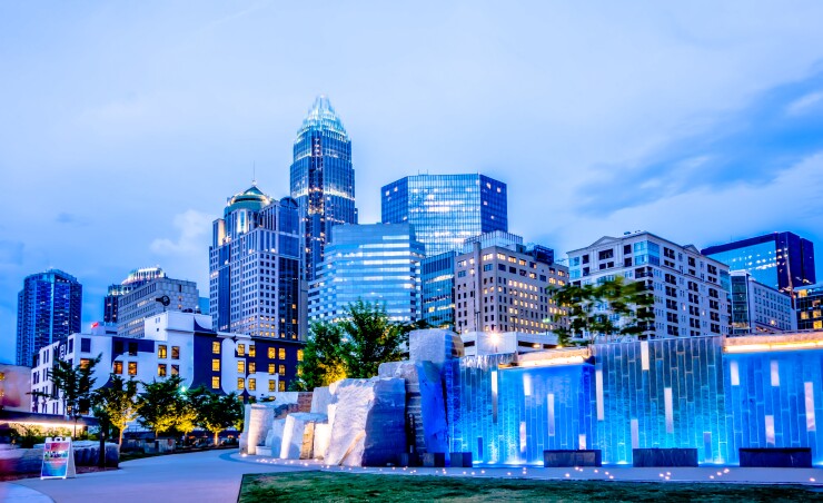 Charlotte North Carolina skyline