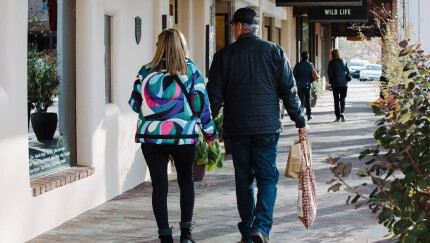 Shoppers Ahead Of US Retail Sales Figures Release