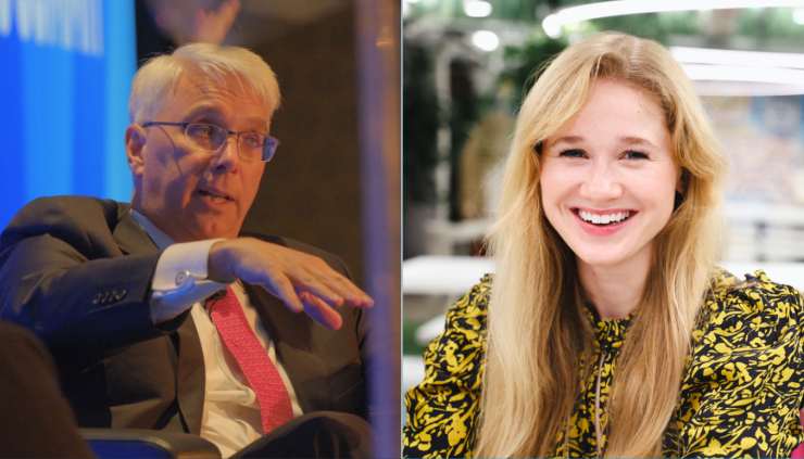 Ron Morrow, Bank of Canada; and Brigit Carroll, Wise