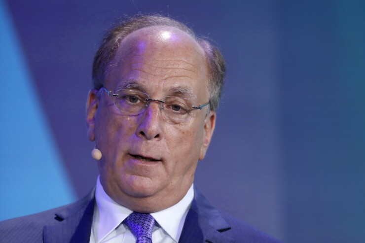 “If there is a societal view that there’s too much power rested on these few companies, then we could find a solution to mitigate that risk,” said BlackRock CEO Larry Fink.