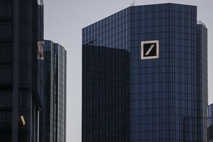 Deutsche Bank AG Headquarters Ahead of Annual General Meeting
