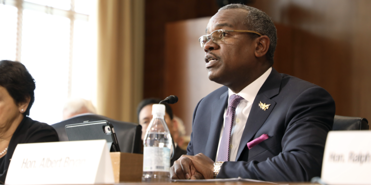 US Virgin Islands Gov. Albert Bryan Jr.