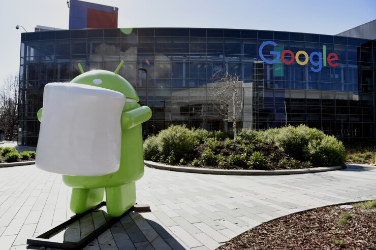 Google's campus in Mountain View, California