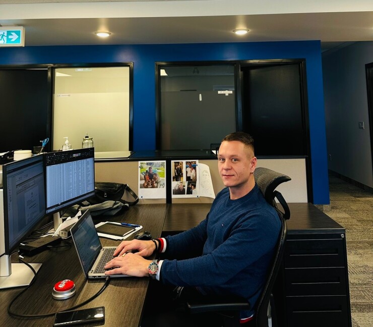 Lazar Cosic from the Sedgwick Property Americas Apprentice Program.