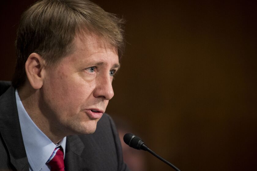"It made sense to prepare a lawsuit to contest a firing," former CFPB Director Richard Cordray writes. "We didn't know on what grounds a firing would occur, so we had to plan for all contingencies."