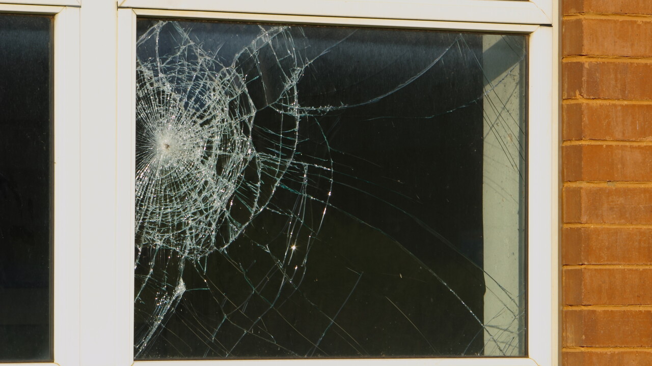 Broken window