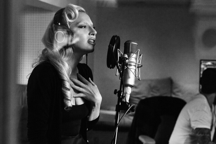 Lady Gaga singing "Won't You Be My Neighbor" for Rocket Mortgage