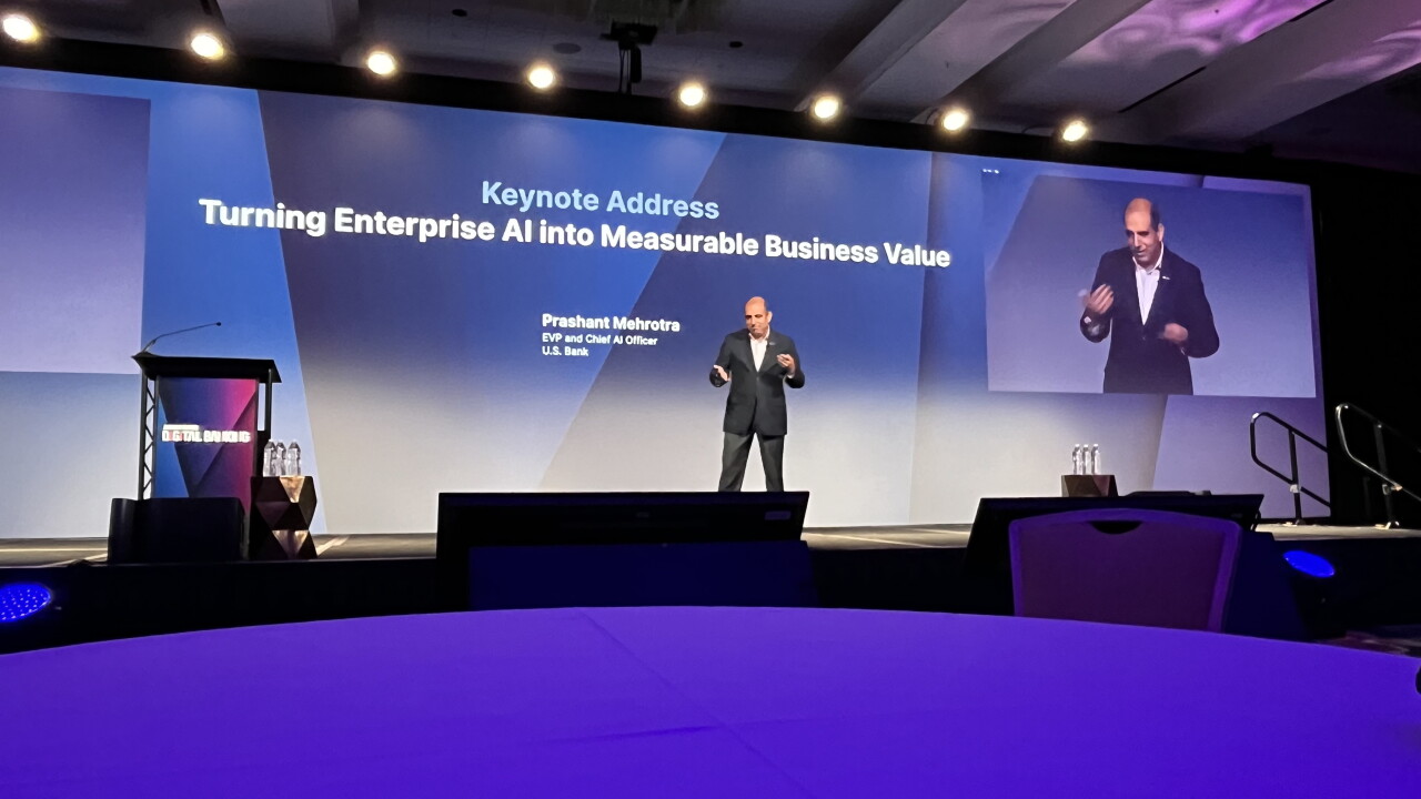 Prashant Mehrotra, chief AI officer at U.S. Bank, at American Banker's Digital Banking Conference