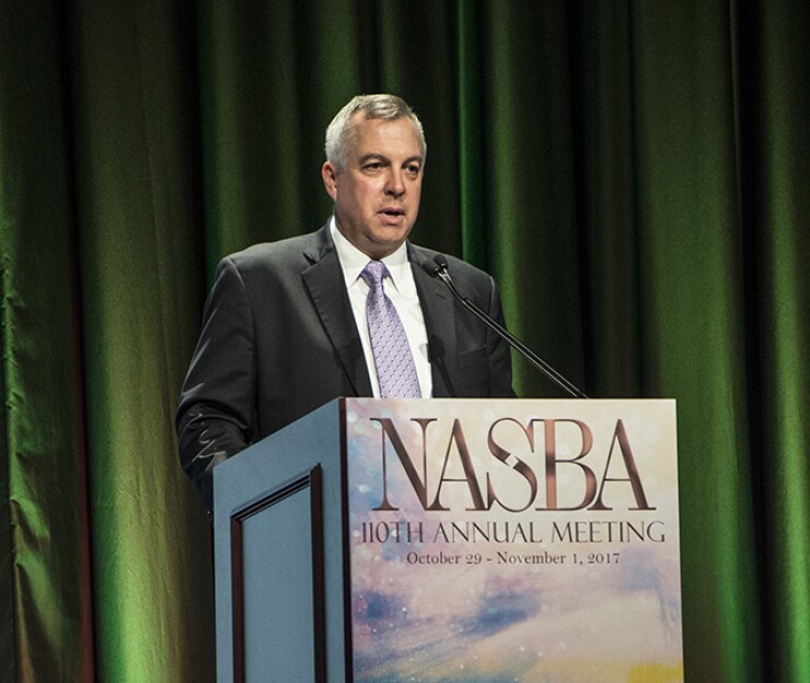 AICPA's Michael Decker at the 110th annual meeting of NASBA