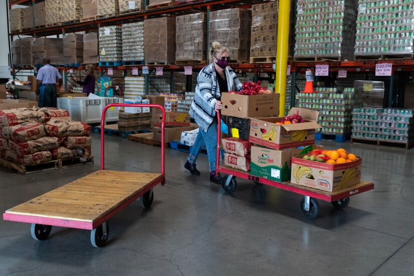 U.S. Food Bank Operations Strained Amid Pandemic