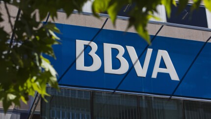 BBVA signage