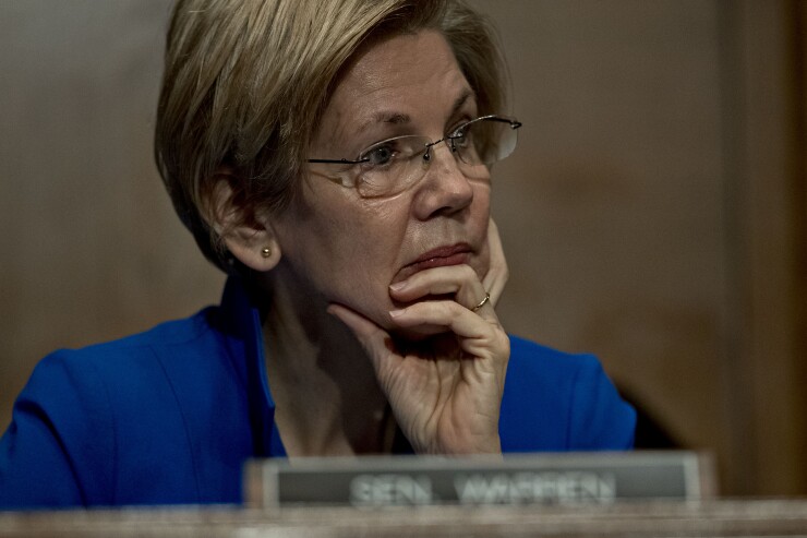 Sen. Elizabeth Warren Democrat of Massachusetts 