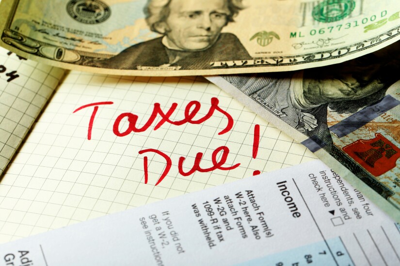 Taxes-due-reminder-with-money