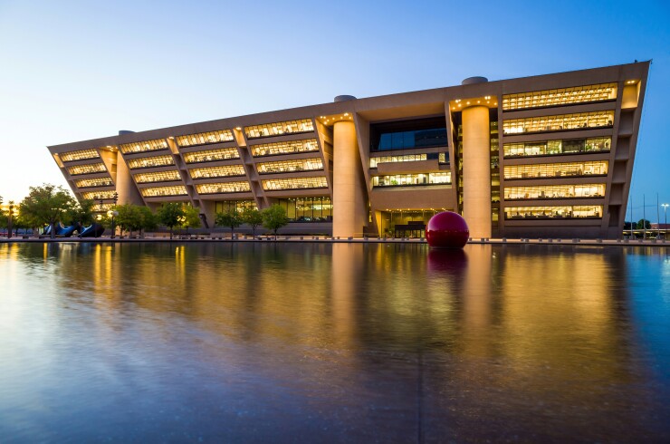 City Hall in Dallas, Texas.