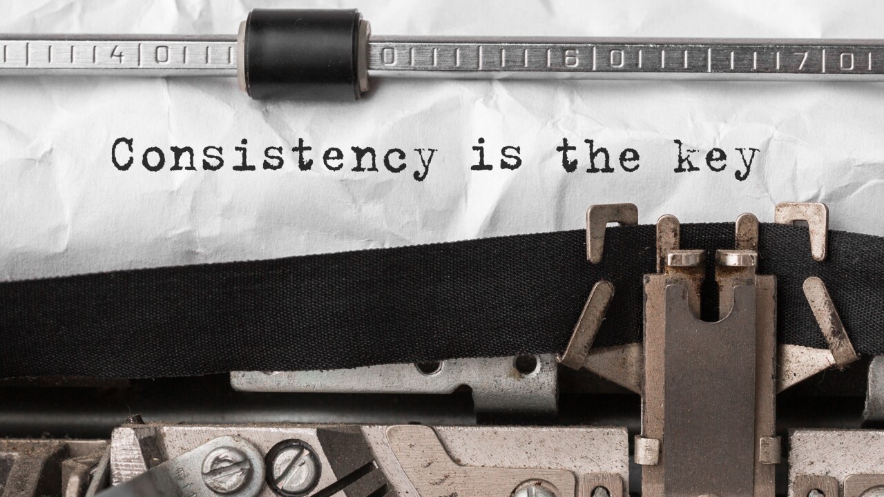 BankThink re: consistent execution leading to consistent wins