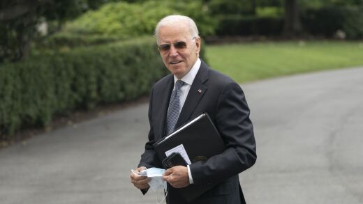 President Biden Arrives To White House After Camp David Travel