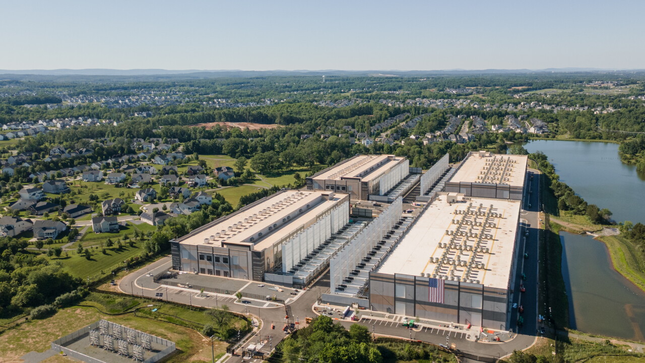 An Amazon Web Services data center in Aldie, Virginia.