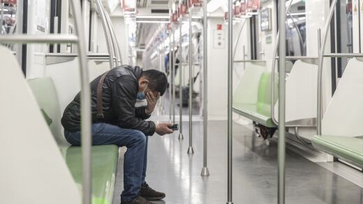 Shanghai's Retail Areas as China Cases Rise Above 24,000