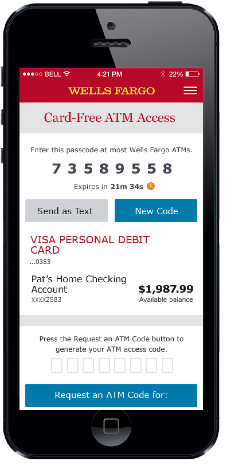 WellsFargo-Card Free ATM access -2017