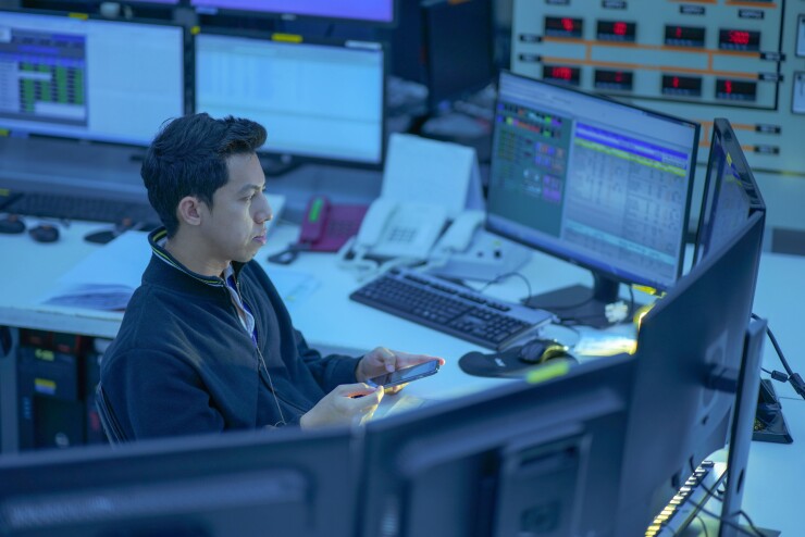 Control room engineering checking process.