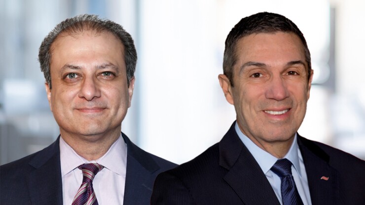 Former U.S. Attorney Preet Bharara, left, reached a settlement with Flagstar in 2012. CEO Alessandro DiNello, who took the helm of Flagstar the following year, has presided over a rebound in the company's financial fortunes.
