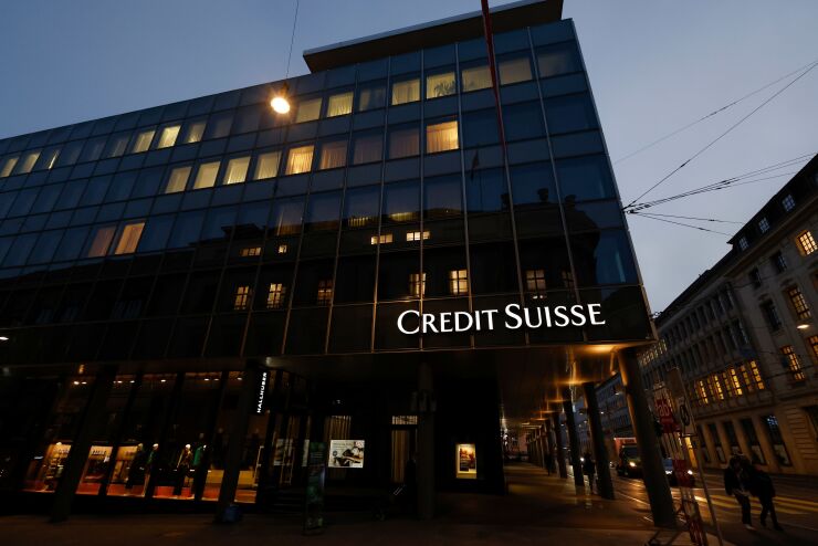 Credit Suisse Group AG Branches Ahead of Earnings