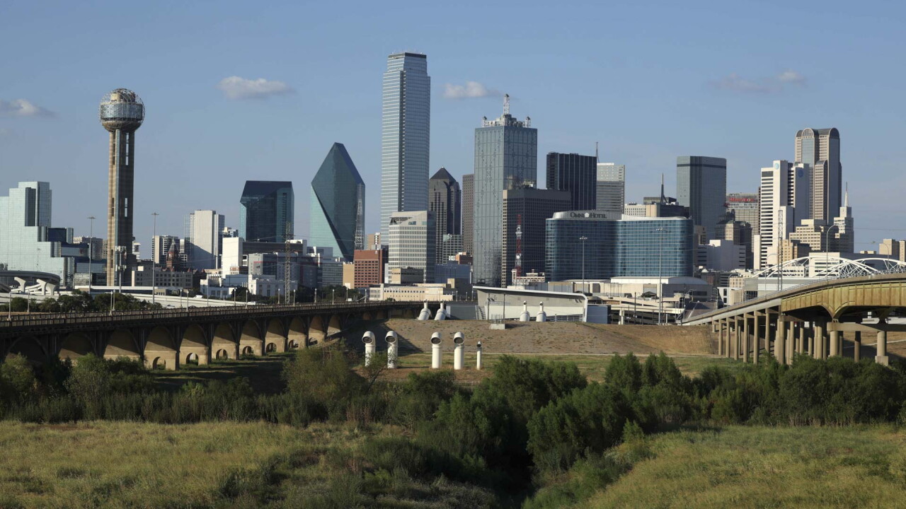 The skyline of Dallas, Texas