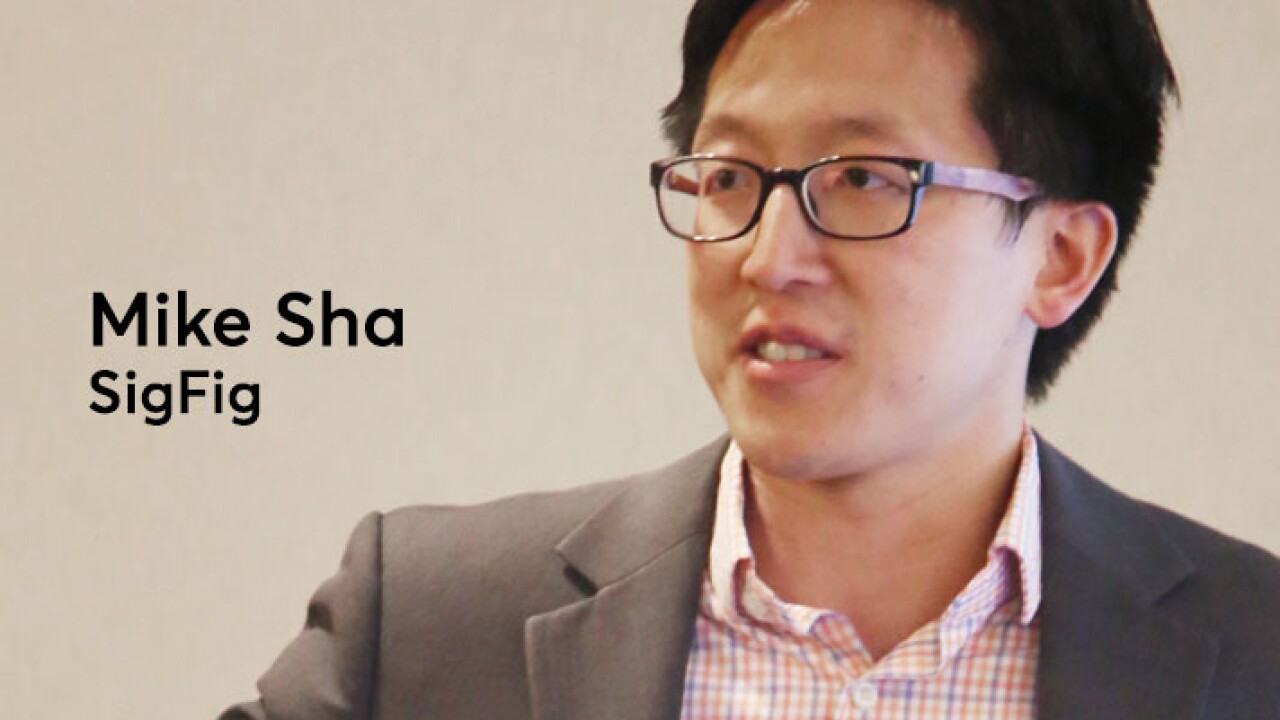 Thumbnail for Video: Mike Sha, Co-Founder and CEO, SigFig (full session)