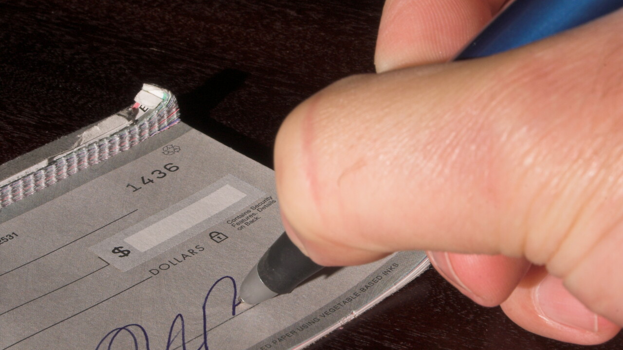 Writing a Check