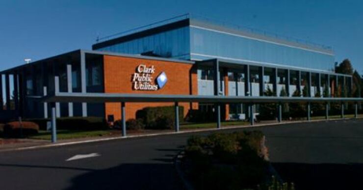 Clark Public Utilities District building in Vancouver, Washington.