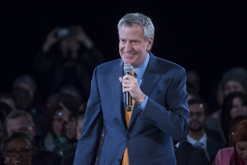 Mayor Bill de Blasio delivers his seventh State of the City address.