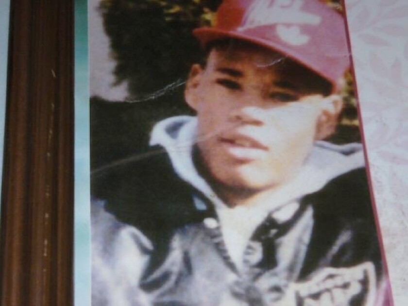 Brady Cumbuss, advisor Rachel Robasciotti's cousin, in an undated photo taken when he was about 19. He died in police custody in 1995 in an event that drew protests in his hometown of Oroville, California.