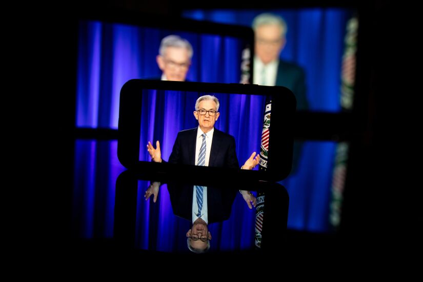 Fed Chair Powell Holds Virtual News Conference Following FOMC Rate Decision