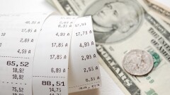 Cash receipt illustrating the spent money