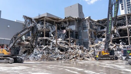 Demolition of the Austin Convention Center