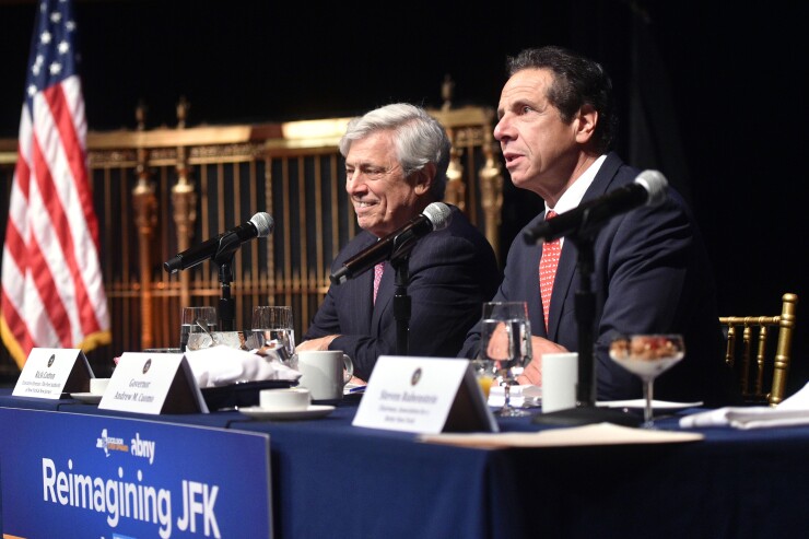 Port Authority of New York and New Jersey Executive Director Rick Cotton and New York Gov. Andrew Cuomo announced plans to redevelop the JFK airport on Oct. 4, 2018
