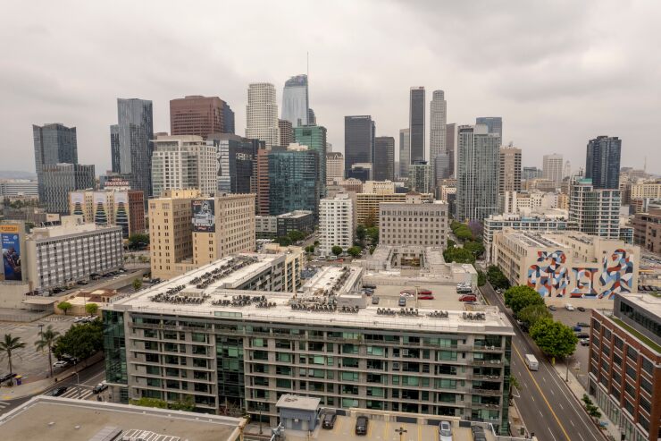 View of Downtown Los Angeles