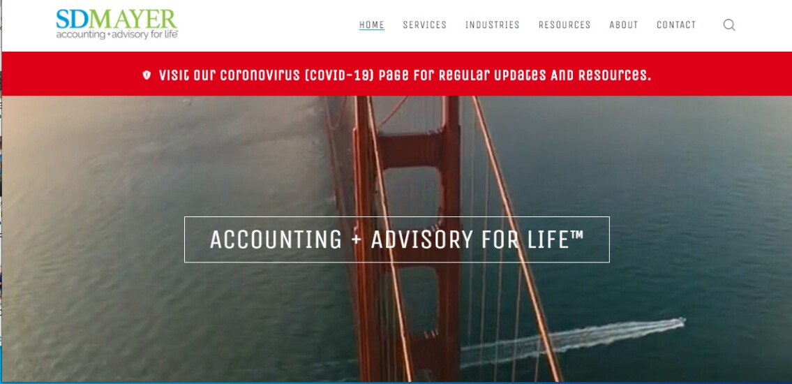 Best Firms 2020 - SD Mayer website