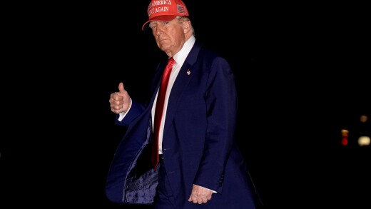 President Trump Returns To White House From Michigan