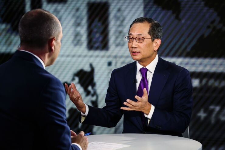 Co-CEOs Kewsong Lee has devoted resources to the credit arm, which they see as a huge area of growth.