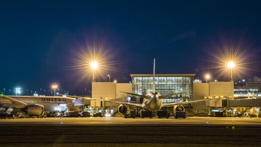 United Airlines planes at Houston’s George Bush Intercontinental Airport.